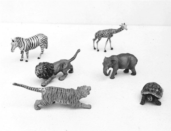 Legetøj, samling af vilde dyr